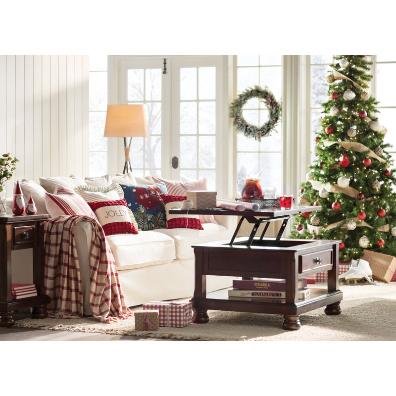 Wayfair Basics® Green Fir Artificial Christmas Tree with Clear Lights